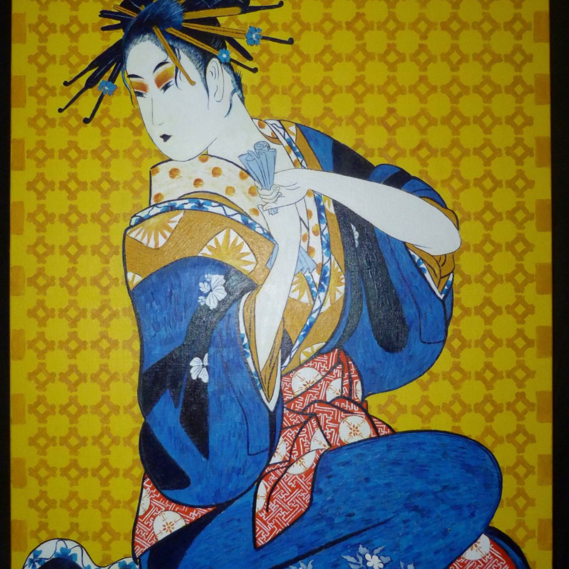 annie-alamo-peintures geisha1